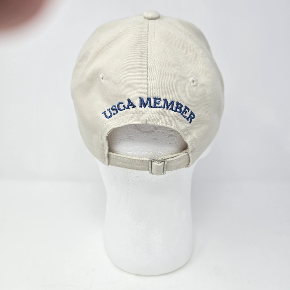 USGA 2006 U.S. Open Winged Foot Golf Hat Mens Beige Adjustable Member Cap - Picture 6 of 10